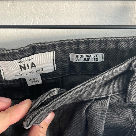 New look black denim jeans high waist size 8 NWT - Picture 4 of 14